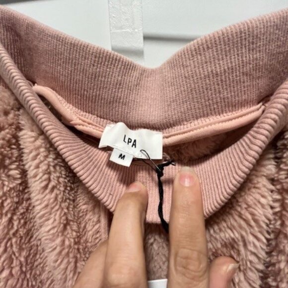 LPA Pink Sherpa Pants - Picture 2 of 3